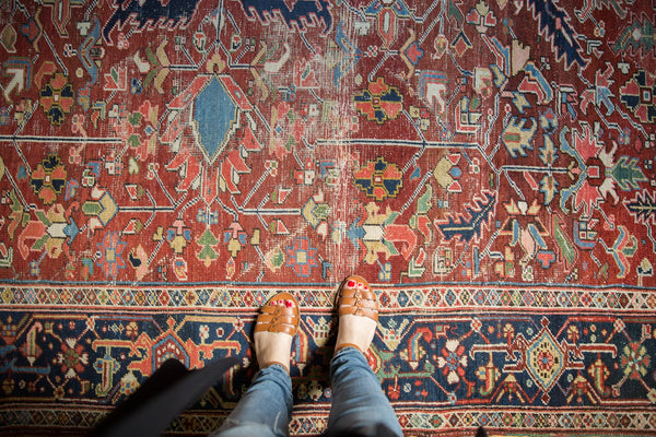 9x11 Vintage Heriz Carpet // ONH Item ee003330 Image 1