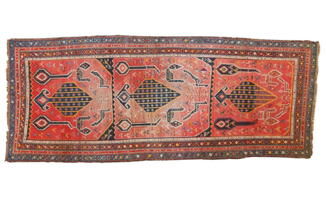 3.5x9 Antique Karabagh Rug Runner // ONH Item ee003337