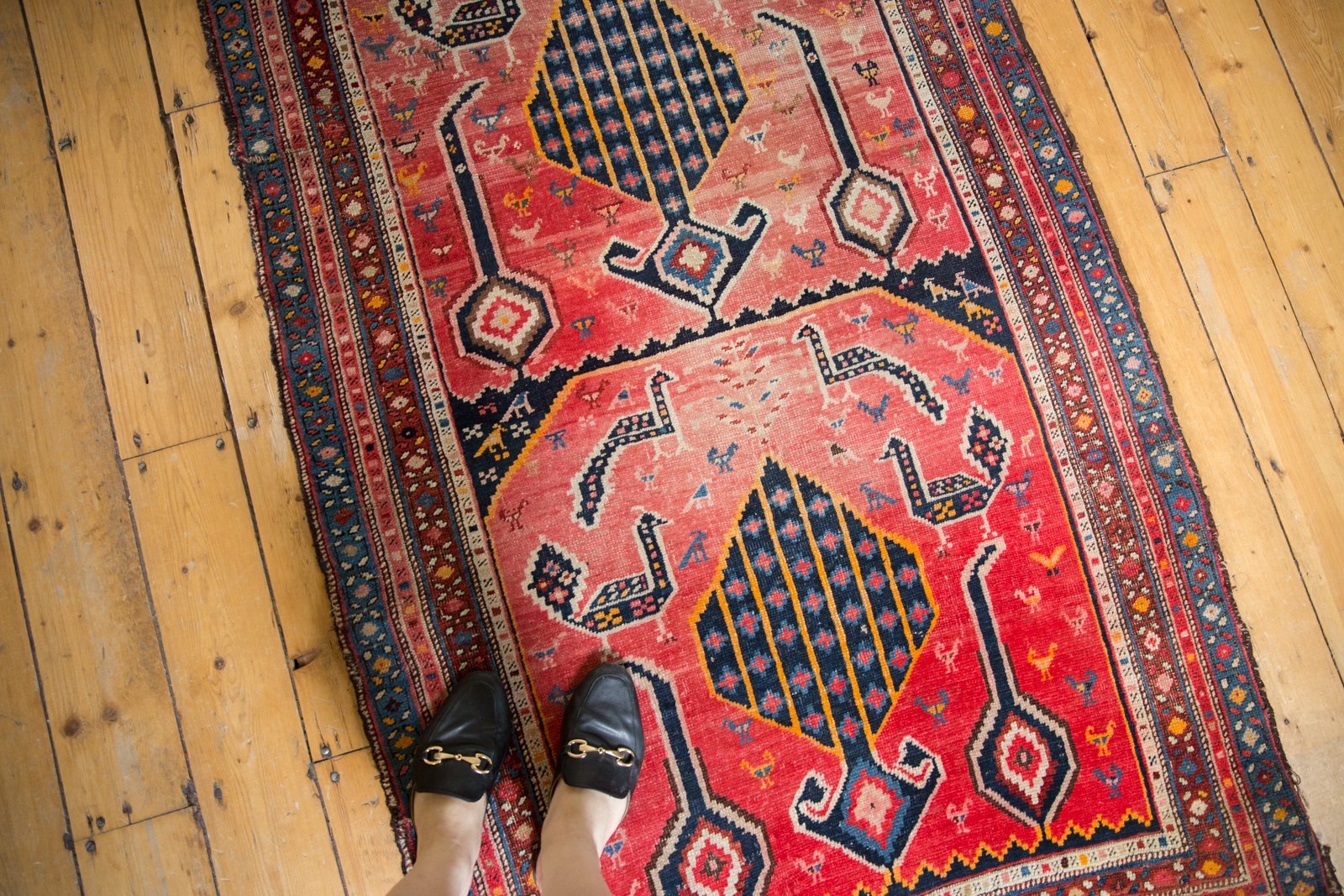 3.5x9 Antique Karabagh Rug Runner // ONH Item ee003337 Image 1