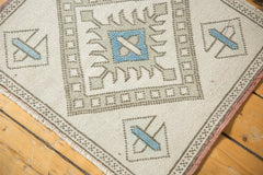 2x2 Vintage Distressed Oushak Square Rug Mat // ONH Item ee003340 Image 3