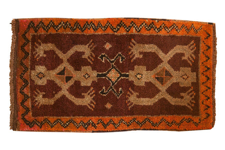 1.5x3 Vintage Oushak Rug Mat // ONH Item ee003341