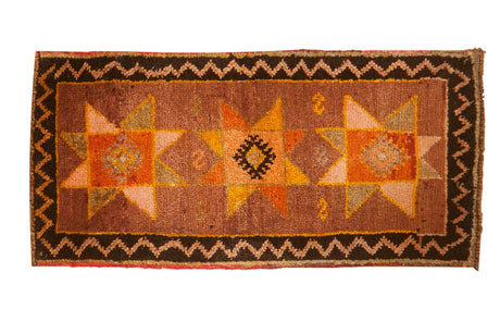 1.5x3.5 Vintage Oushak Rug Mat Runner // ONH Item ee003343