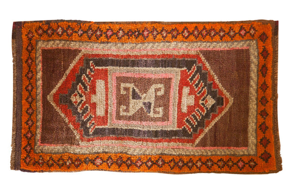 1.5x3 Vintage Oushak Rug Mat // ONH Item ee003344