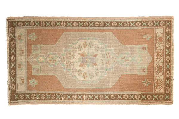 Vintage Distressed Oushak Rug