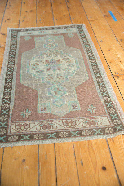 Vintage Distressed Oushak Rug