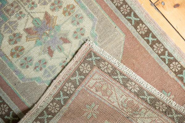 Vintage Distressed Oushak Rug