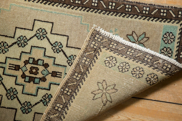 1.5x3 Vintage Distressed Oushak Rug Mat // ONH Item ee003353 Image 6