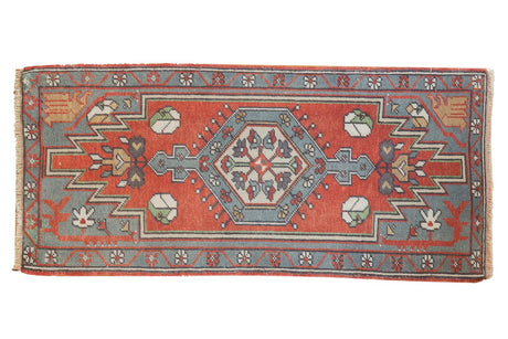 1.5x3.5 Vintage Oushak Rug Mat Runner // ONH Item ee003363