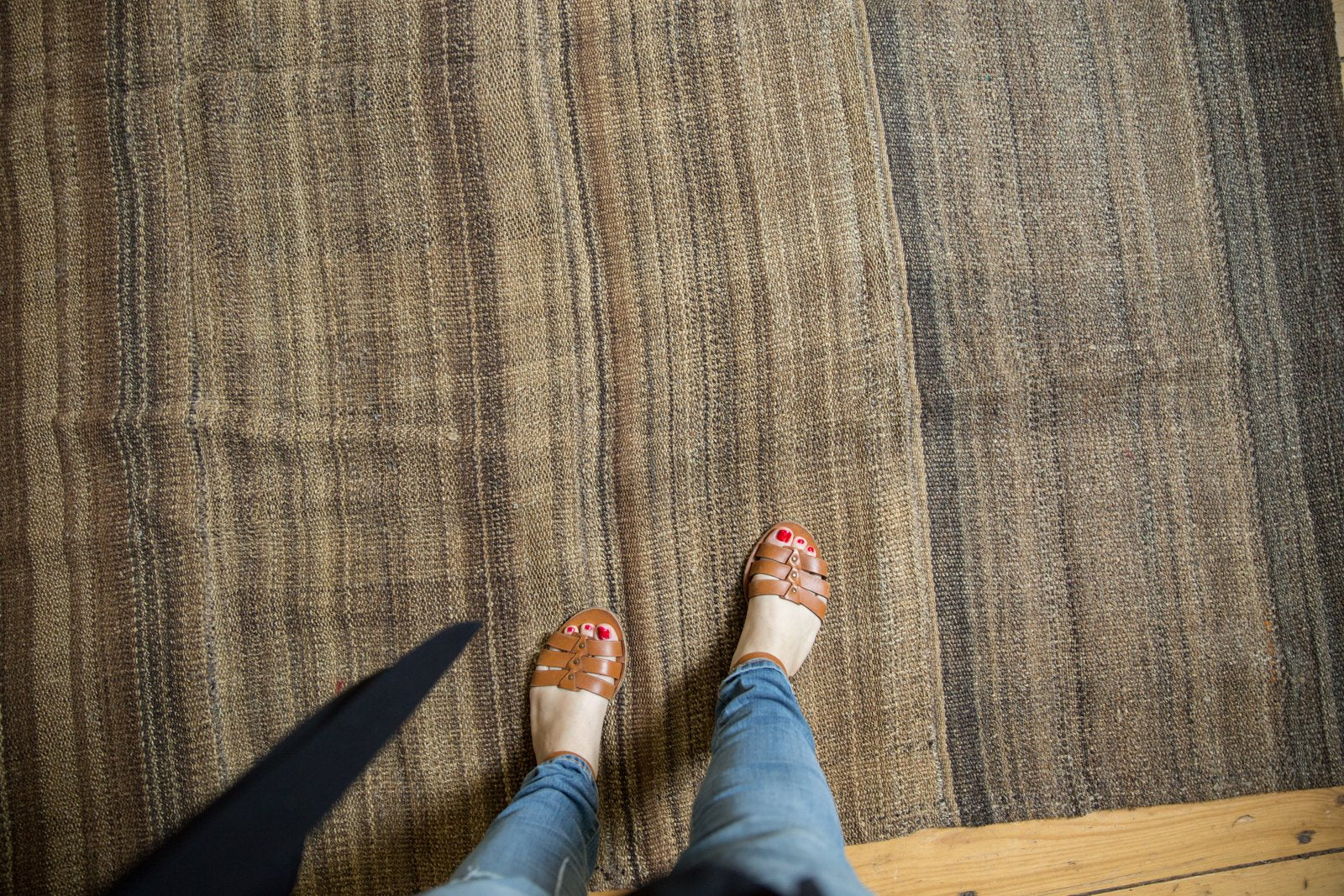 7x7 Vintage Moroccan Kilim Square Carpet // ONH Item ee003365 Image 1