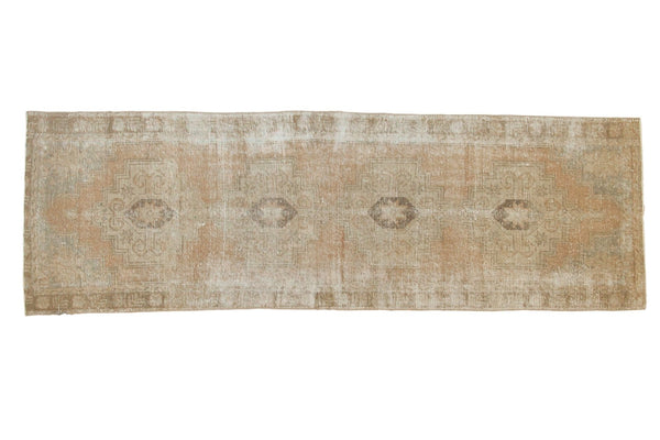 2'10" x 8'9" Vintage Distressed Oushak Rug Runner / Item ee003371 image 1
