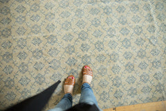 7x10.5 Vintage Distressed Oushak Carpet // ONH Item ee003372 Image 1