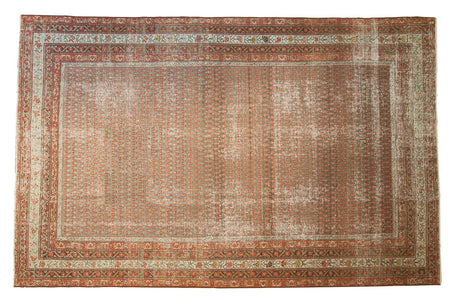 6'1" x 9'6" Vintage Distressed Mir Serbend Carpet / Item ee003373 image 1