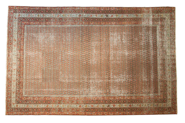6'1" x 9'6" Vintage Distressed Mir Serbend Carpet / Item ee003373 image 1