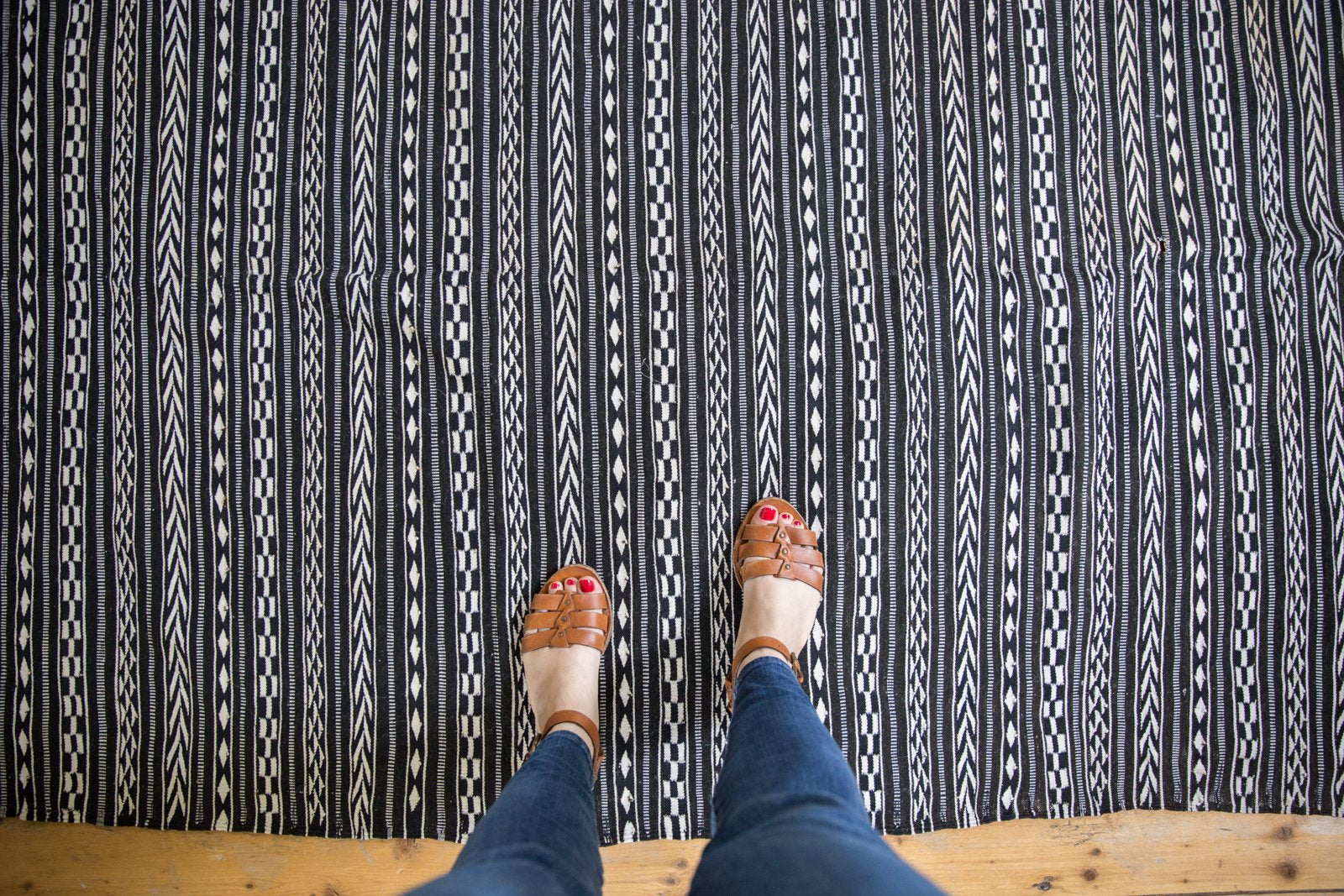 4.5x10 Vintage Moroccan Kilim Rug Runner // ONH Item ee003383 Image 1