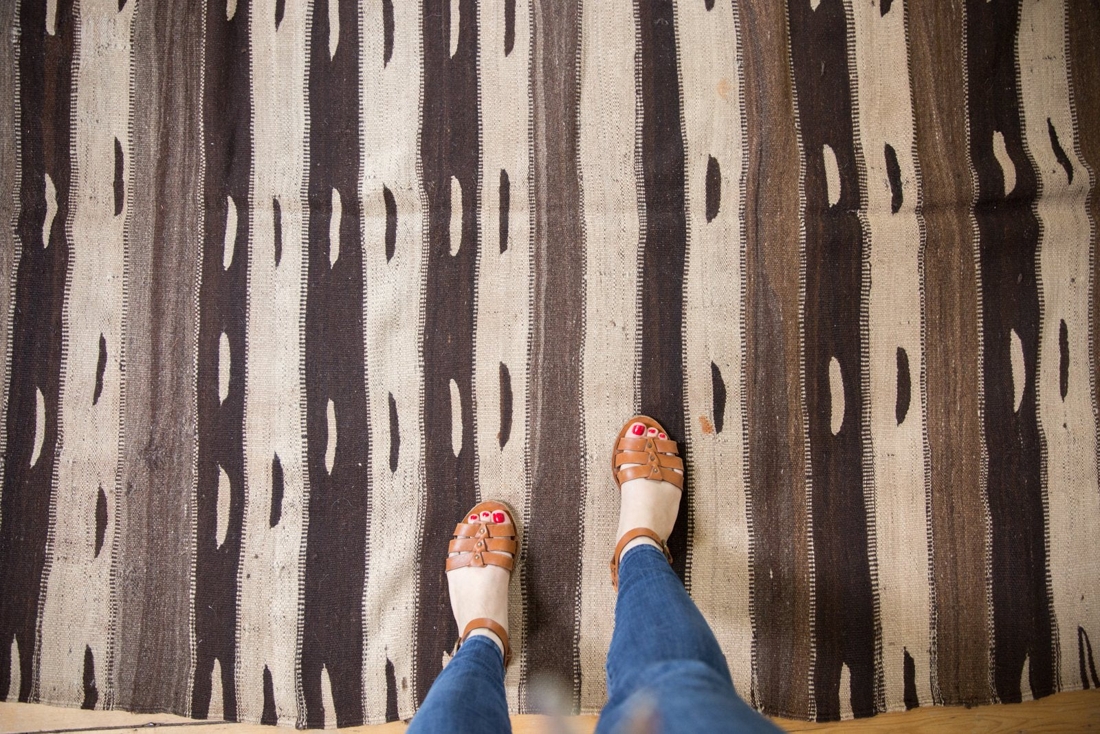 5x10.5 Vintage Moroccan Kilim Rug Runner // ONH Item ee003384 Image 1