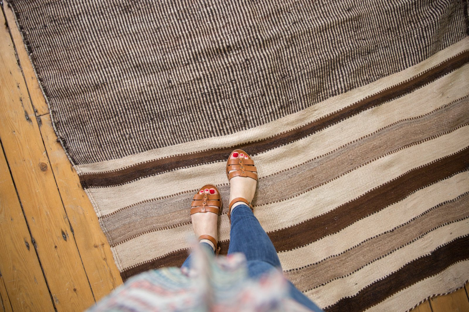 5x11.5 Vintage Moroccan Kilim Rug Runner // ONH Item ee003385 Image 1