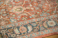  Vintage Distressed Mahal Carpet / Item ee003391 image 7