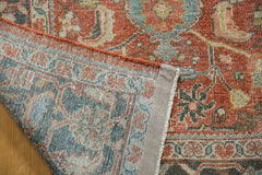  Vintage Distressed Mahal Carpet / Item ee003391 image 11