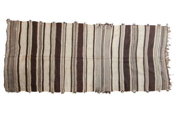 4.5x10.5 Vintage Moroccan Kilim Rug Runner // ONH Item ee003392