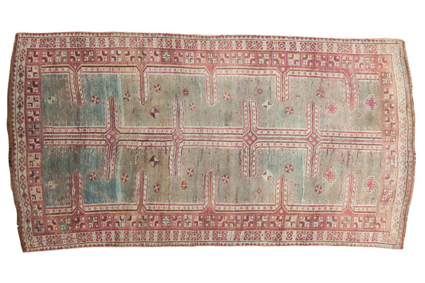 4x8 Vintage Distressed Oushak Rug Runner // ONH Item ee003398