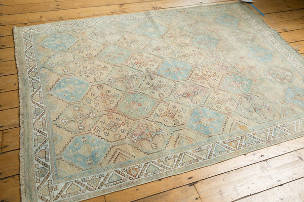 4.5x6.5 Vintage Distressed Afshar Rug // ONH Item ee003400 Image 4