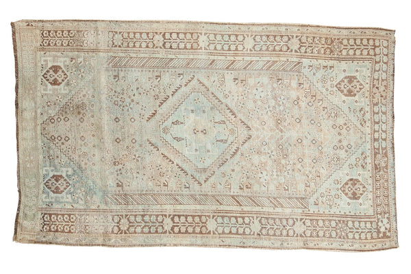 4'2" x 7' Vintage Distressed Shiraz Rug / Item ee003401 image 1