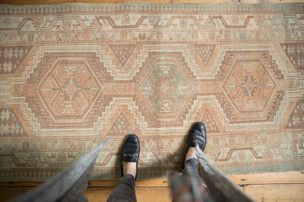  Vintage Distressed Serab Rug Runner / Item ee003403 image 2