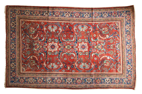 7'2" x 10'11" Vintage Mahal Carpet / Item ee003408 image 1