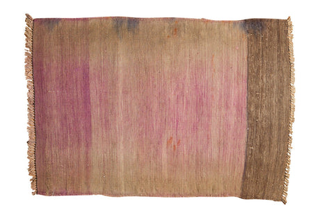 Vintage Distressed Turkish Kilim Rug Mat