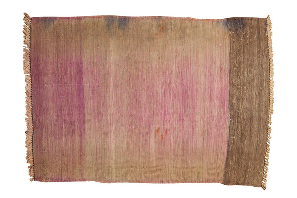 Vintage Distressed Turkish Kilim Rug Mat