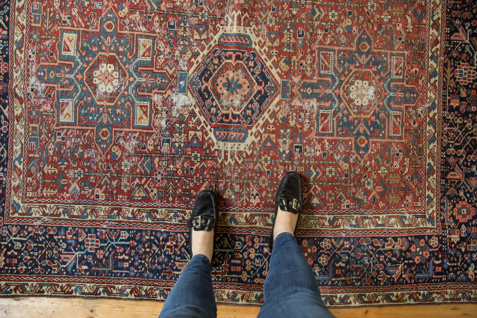 4.5x6 Vintage Karaja Rug // ONH Item ee003416 Image 1