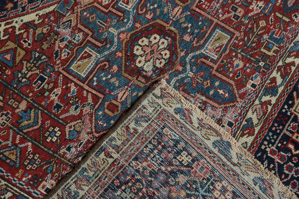 5x6 Vintage Karaja Square Rug // ONH Item ee003417 Image 10