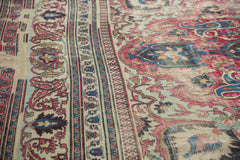 9.5x13.5 Antique Distressed Khorassan Carpet // ONH Item ee003418 Image 12