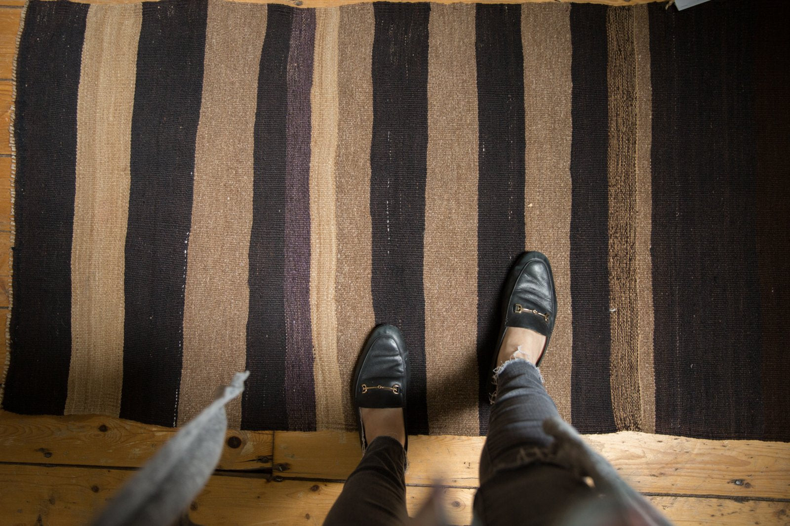 2.5x5 Vintage Turkish Kilim Rug Runner // ONH Item ee003428 Image 1