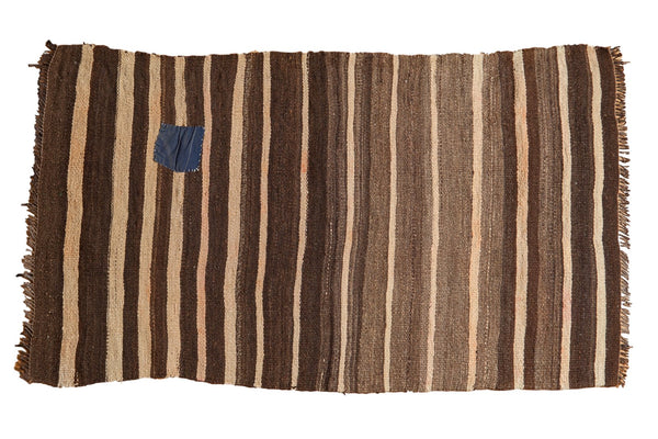 2'3" x 3'10" Vintage Moroccan Kilim Rug Runner / Item ee003436 image 1