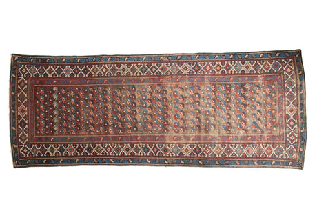 4.5x11 Antique Kuba Rug Runner // ONH Item ee003441