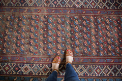 4.5x11 Antique Kuba Rug Runner // ONH Item ee003441 Image 1