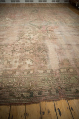 9.5x12.5 Vintage Distressed Oushak Carpet // ONH Item ee003445 Image 10