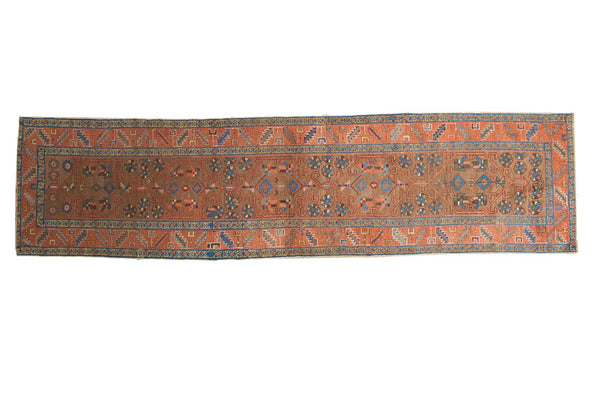 2.5x10.5 Vintage Heriz Rug Runner // ONH Item ee003451