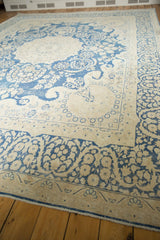  Vintage Distressed Kerman Carpet / Item ee003458 image 9
