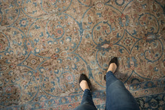 9x13 Vintage Distressed Tabriz Carpet // ONH Item ee003459 Image 1