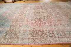  Vintage Distressed Meshed Carpet / Item ee003461 image 3