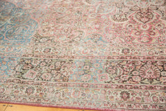  Vintage Distressed Meshed Carpet / Item ee003461 image 4