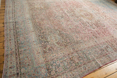  Vintage Distressed Meshed Carpet / Item ee003461 image 5