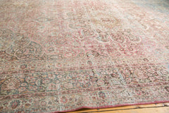  Vintage Distressed Meshed Carpet / Item ee003461 image 6
