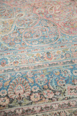  Vintage Distressed Meshed Carpet / Item ee003461 image 12