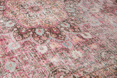  Vintage Distressed Meshed Carpet / Item ee003462 image 7