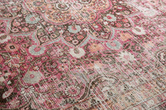  Vintage Distressed Meshed Carpet / Item ee003462 image 13