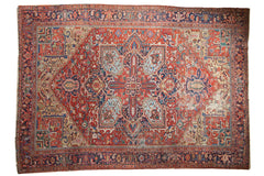 8.5x11.5 Vintage Heriz Carpet // ONH Item ee003466