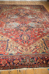 8.5x11.5 Vintage Heriz Carpet // ONH Item ee003466 Image 4